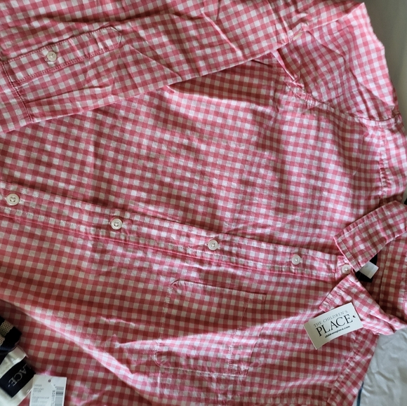 Gingham Shirt and Shorts Set - Picture 4 of 4